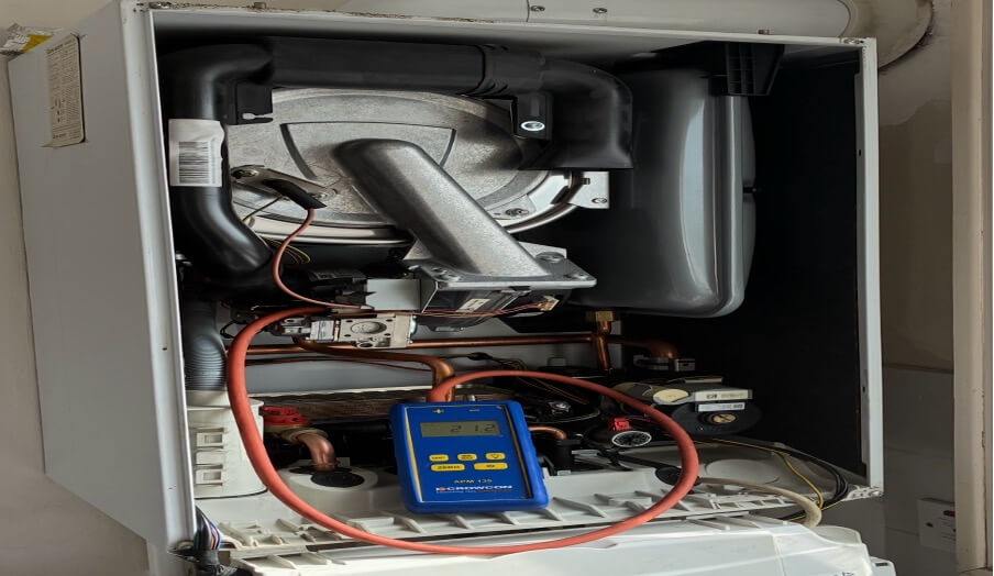 boiler serviceing botton boxes